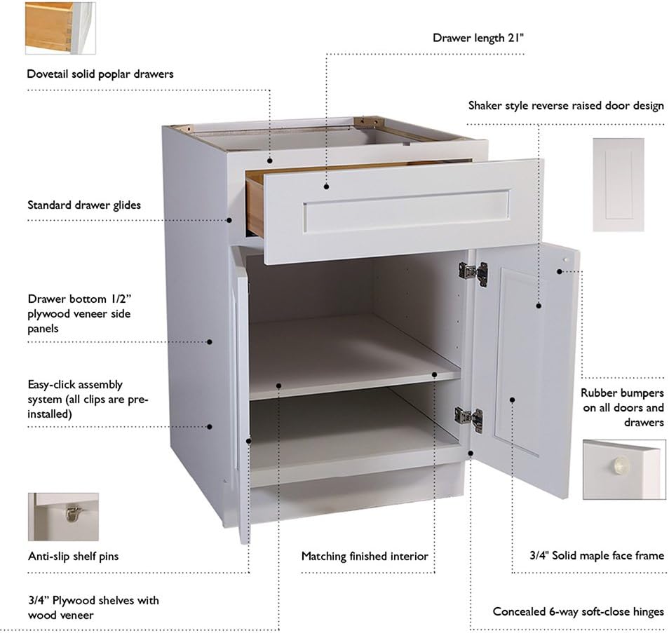 White Shaker Wall Cabinet Z97129