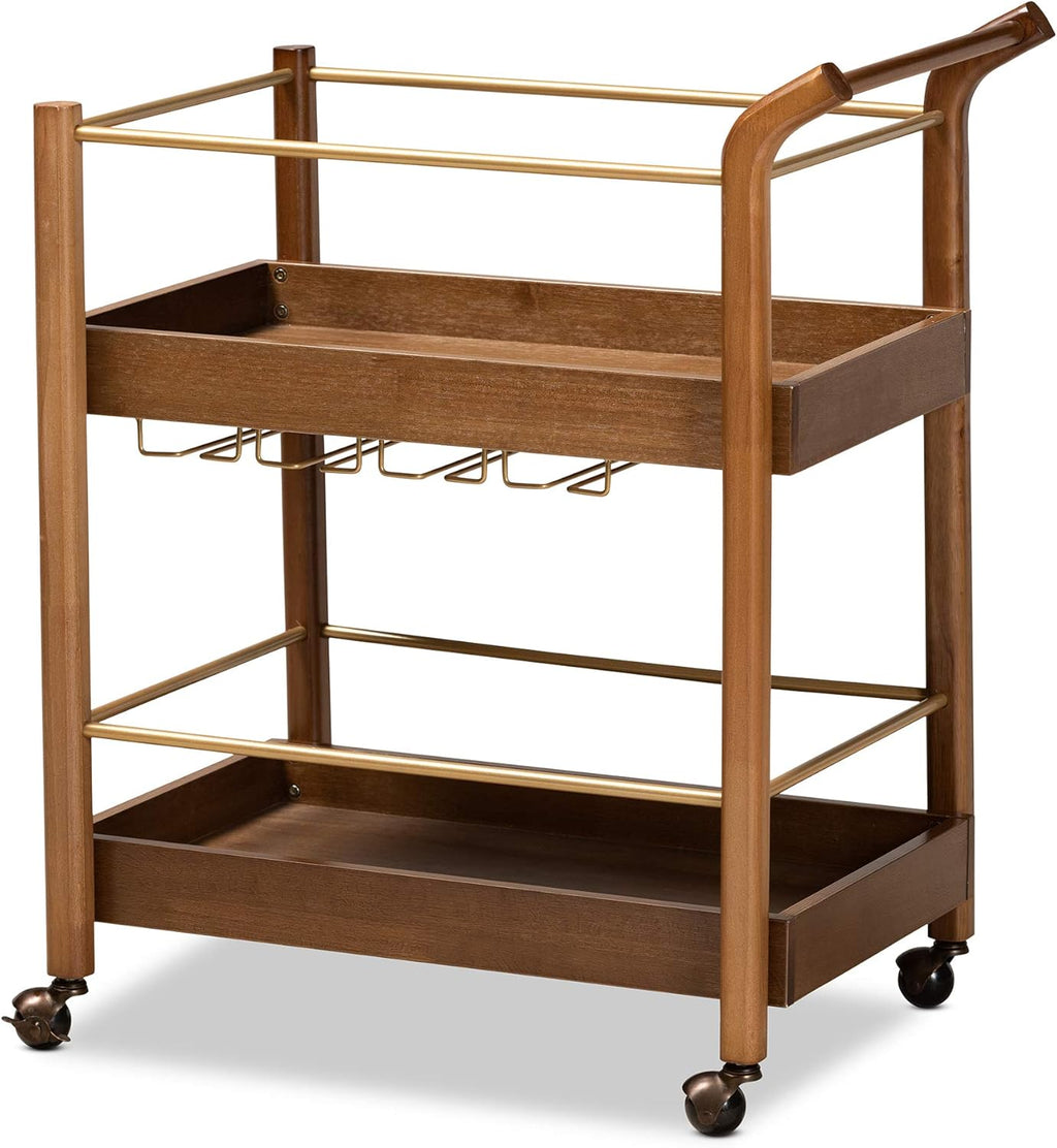 Walnut Brown Trolleys and Carts X75105