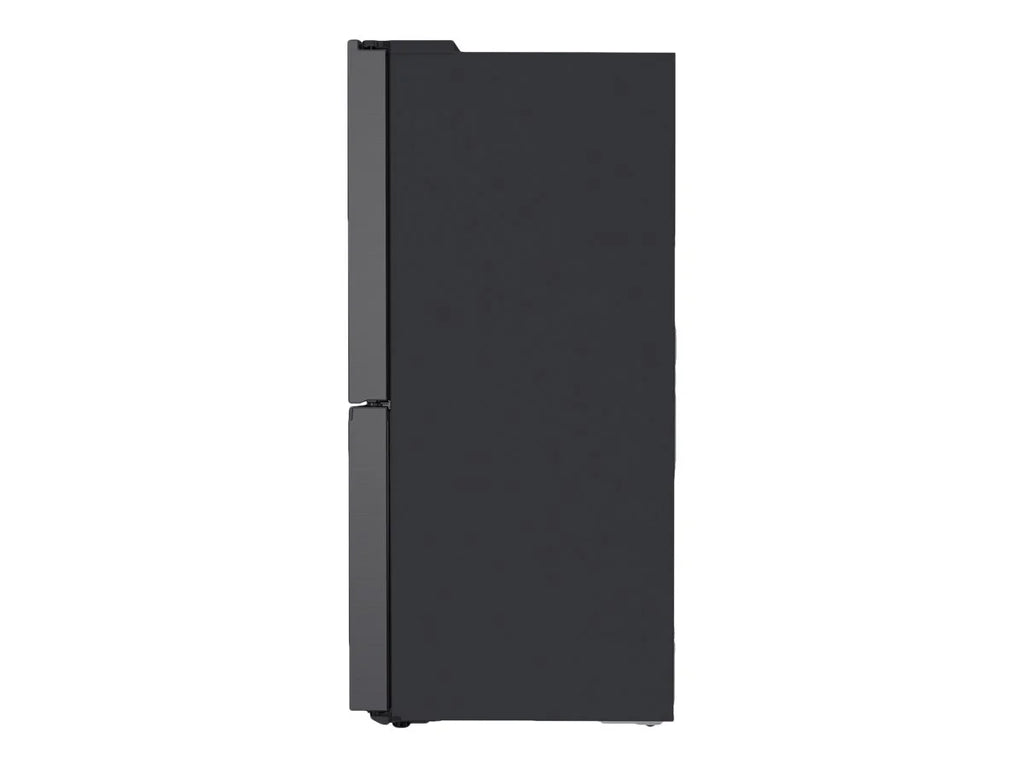 Black Stainless Steel Bottom-Freezer Refrigerator F2049