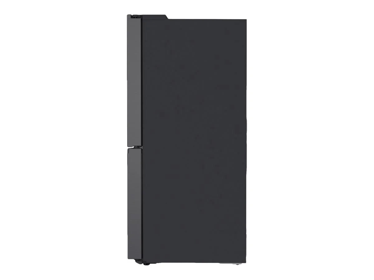 Black Stainless Steel Bottom-Freezer Refrigerator F2049