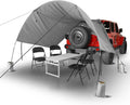 Tear Resistant Tarp Awning Camping Tent with 6 Sandbags T426236