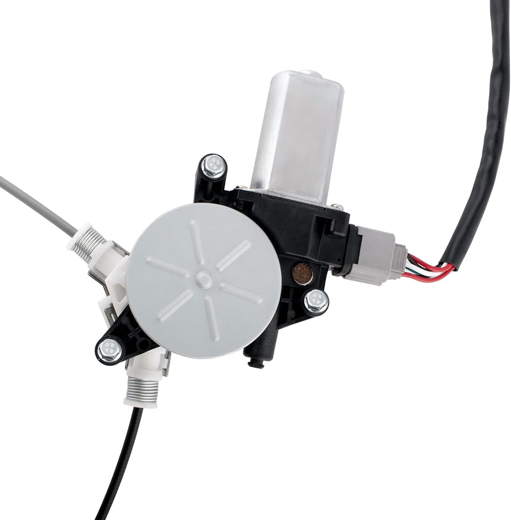 Front Left Driver Side Power Window Regulator with Motor for 2001-2005 Honda Civic 2 Door Coupe, Pack of 2 I881830