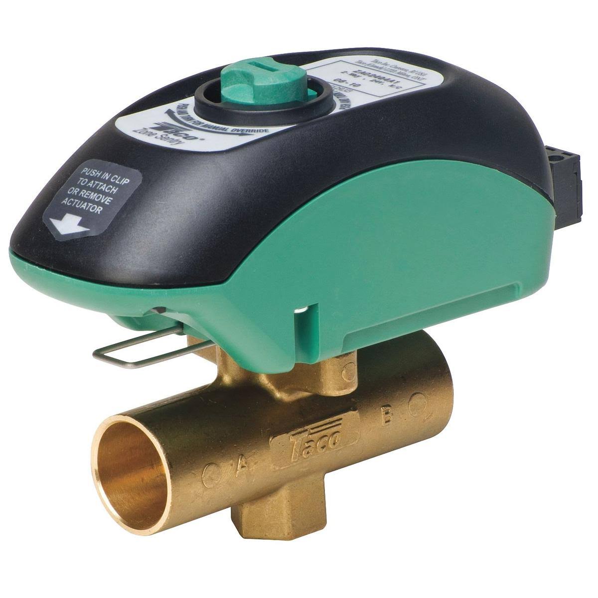 Zone Valve, 2 Way, NO, 3/4 in Sweat V3369