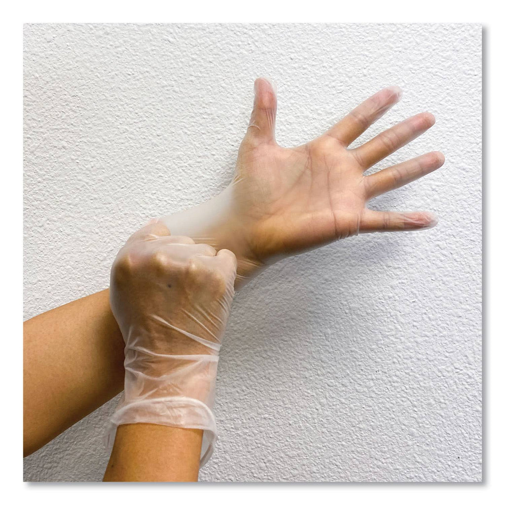 Single Use Vinyl Glove, Clear, Medium, 1000/Carton A16950