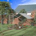 Extra Large Metal Chicken Coop with Waterproof and Anti-Ultraviolet A853590
