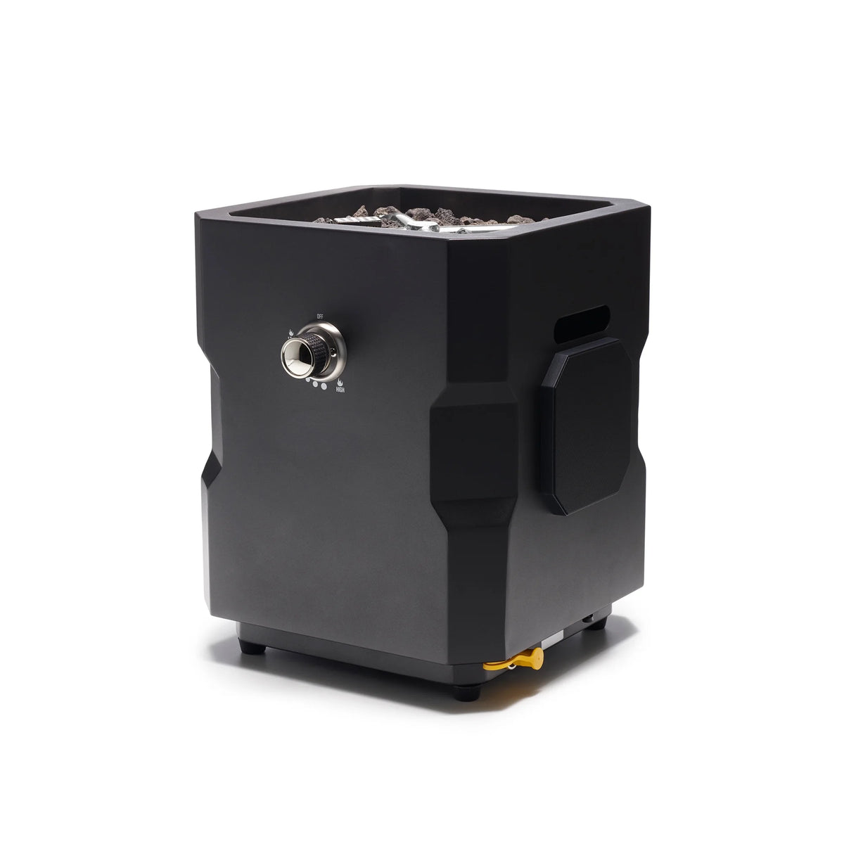 Portable Wireless Fire Pit with Speaker Sound System, Black Q8446
