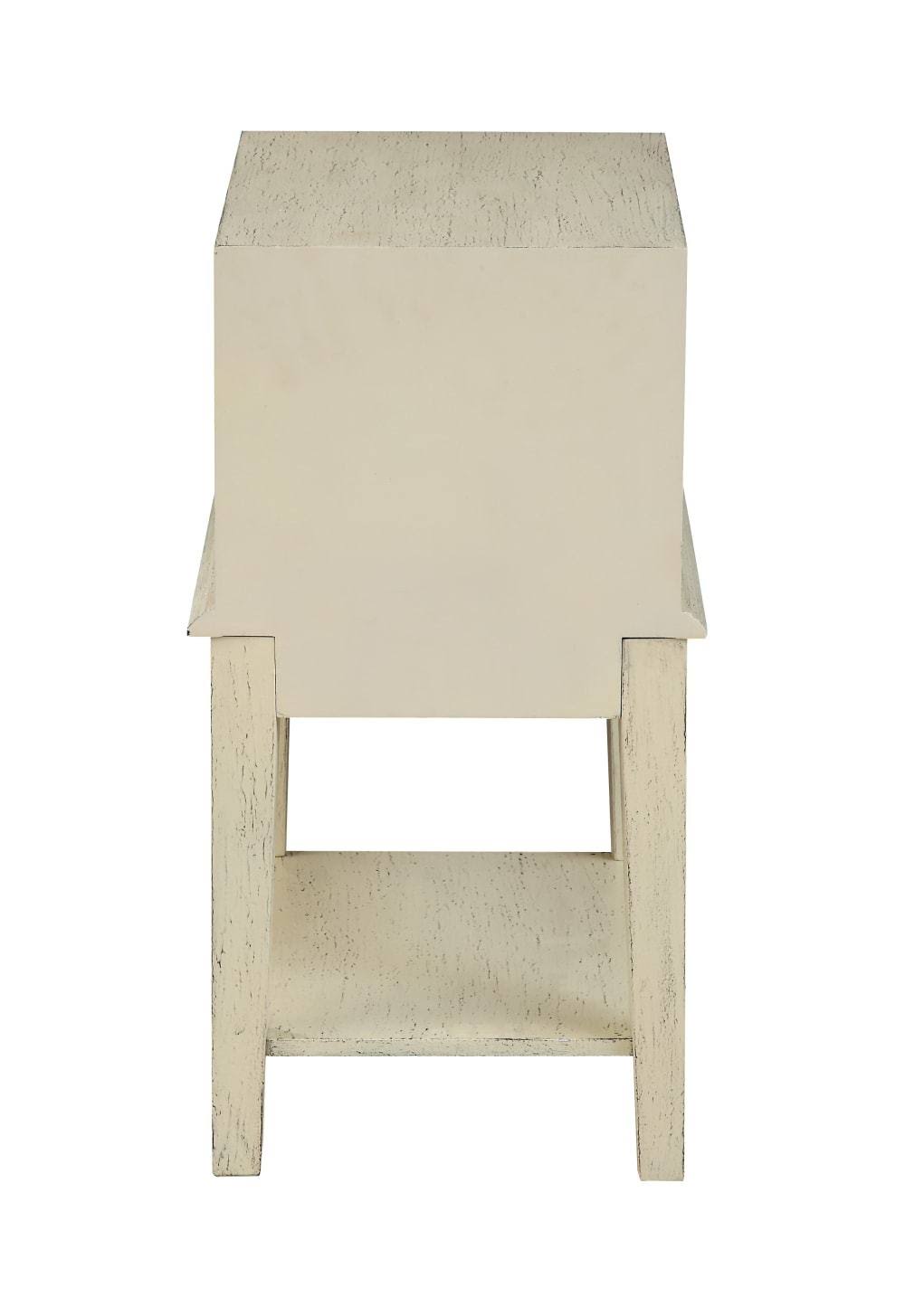 Grey One Drawer Chairside Table F4848