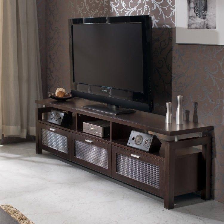 Espresso Wood TV Console S957160