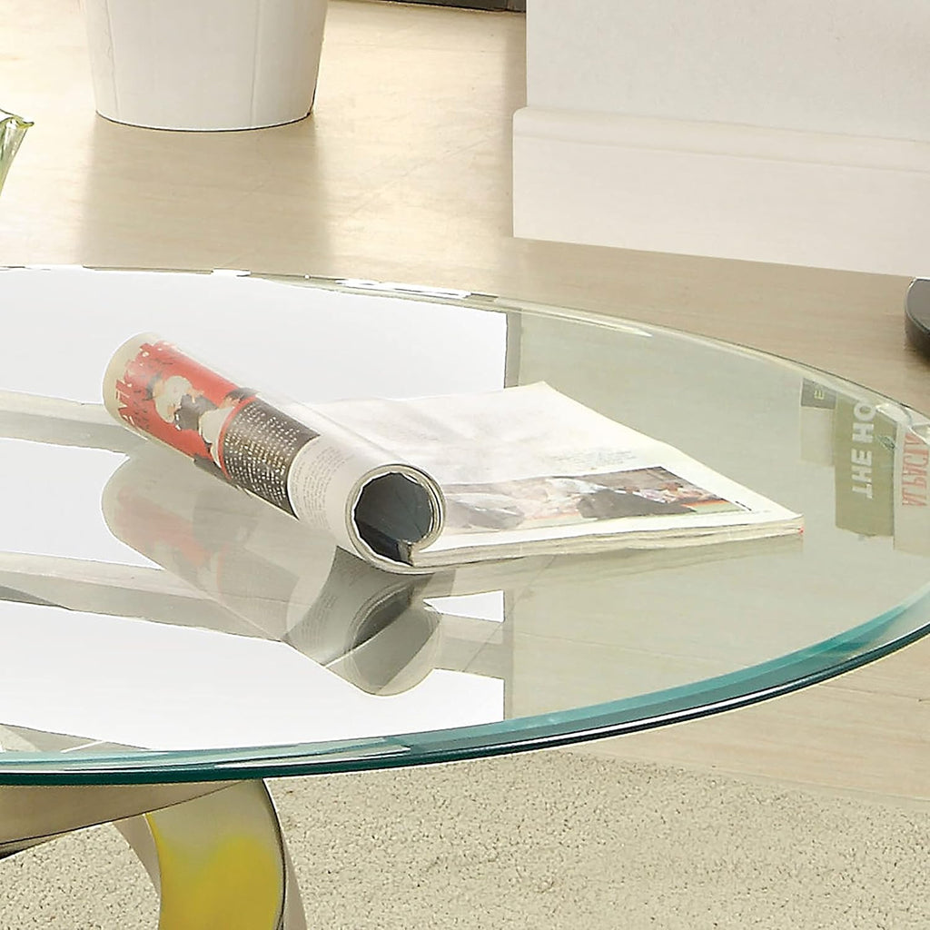 Satin Plated Coffee Table E863
