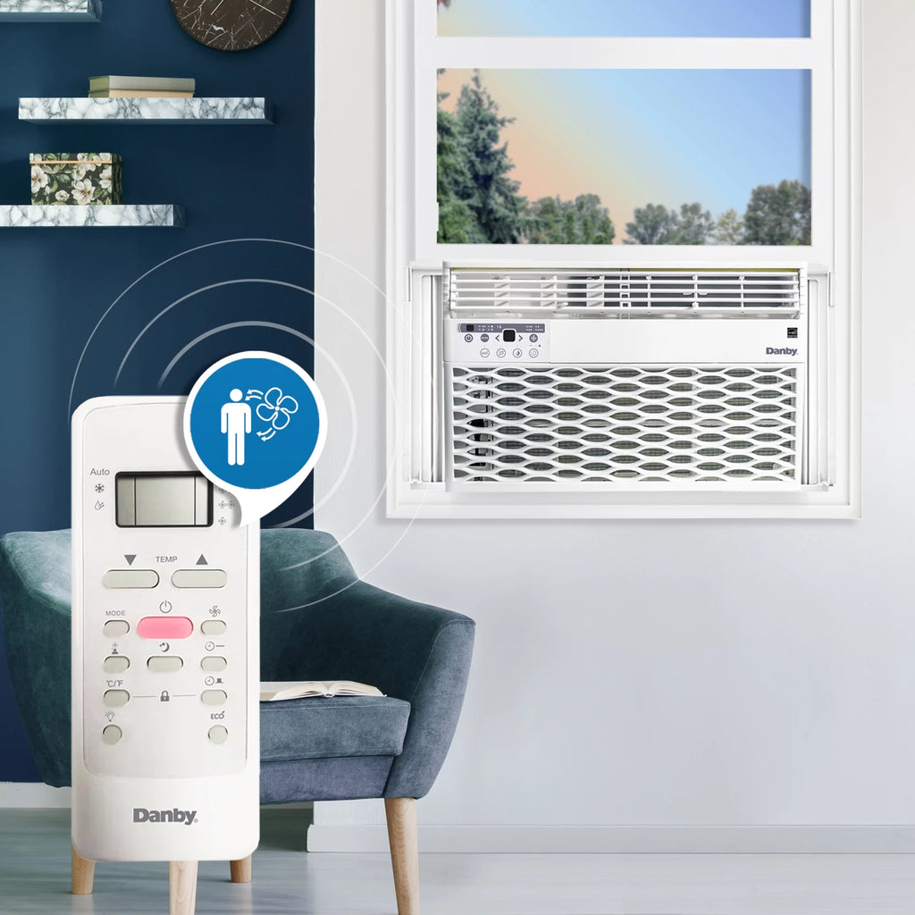 10,000 BTU White Window Air Conditioner with Remote M6750