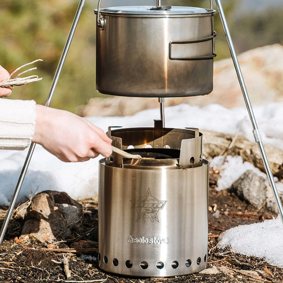 Portable Wood Burning Camping Stove Y42154