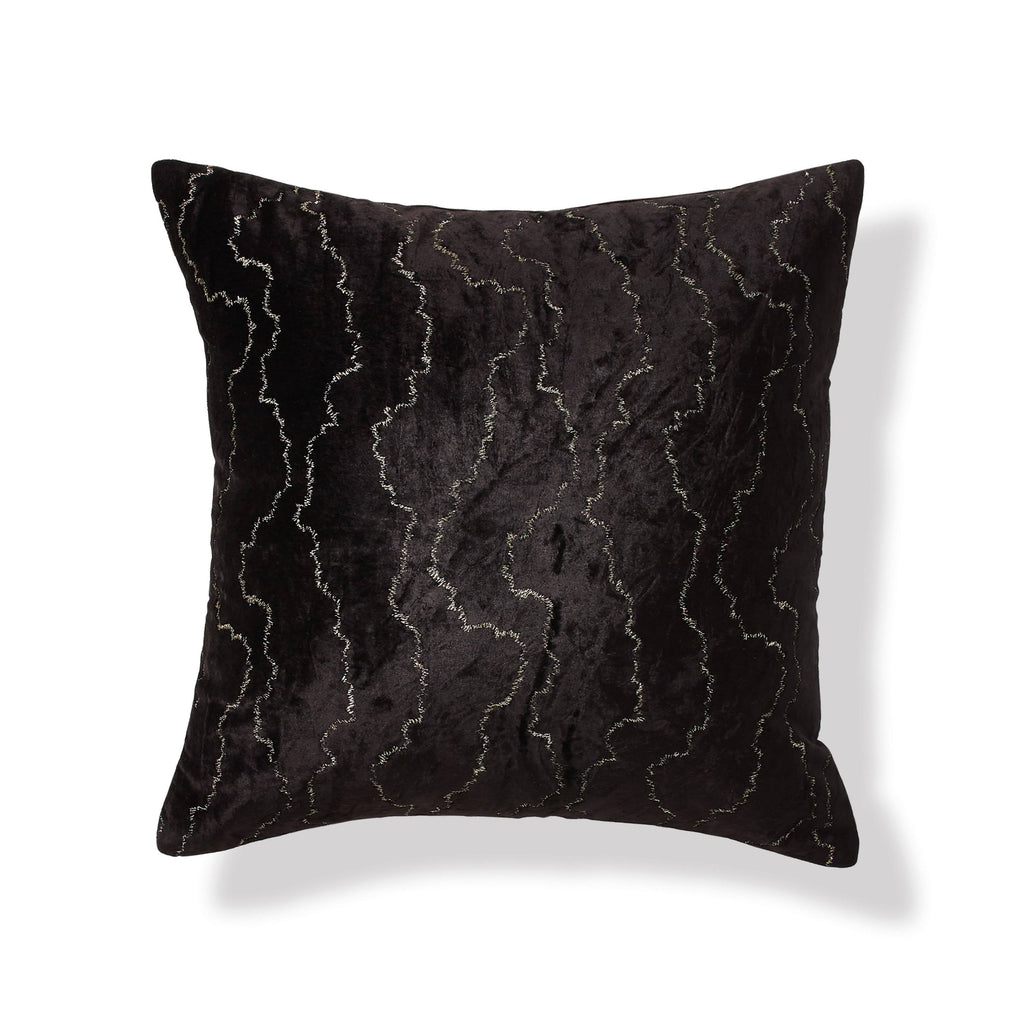 Onyx Standard Sham - Black M1371