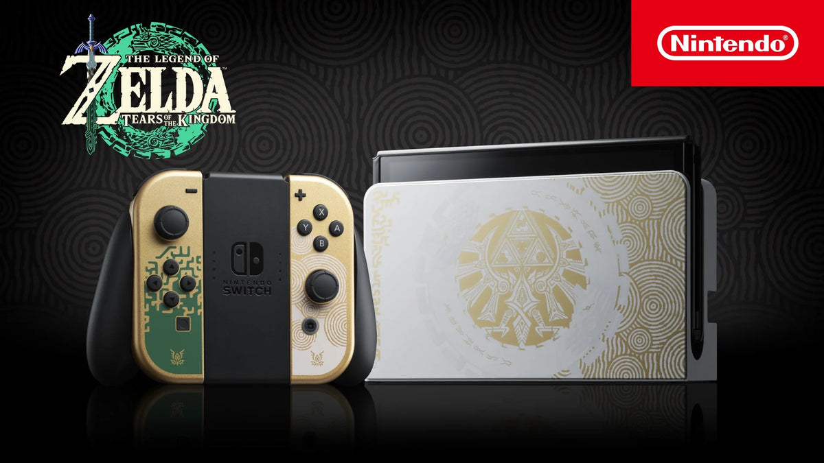 Green & Gold Joy-Con 64GB Console with Dock and Game A79188