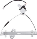 Front Left Driver Side Power Window Regulator with Motor for 2001-2005 Honda Civic 2 Door Coupe, Pack of 2 I881830
