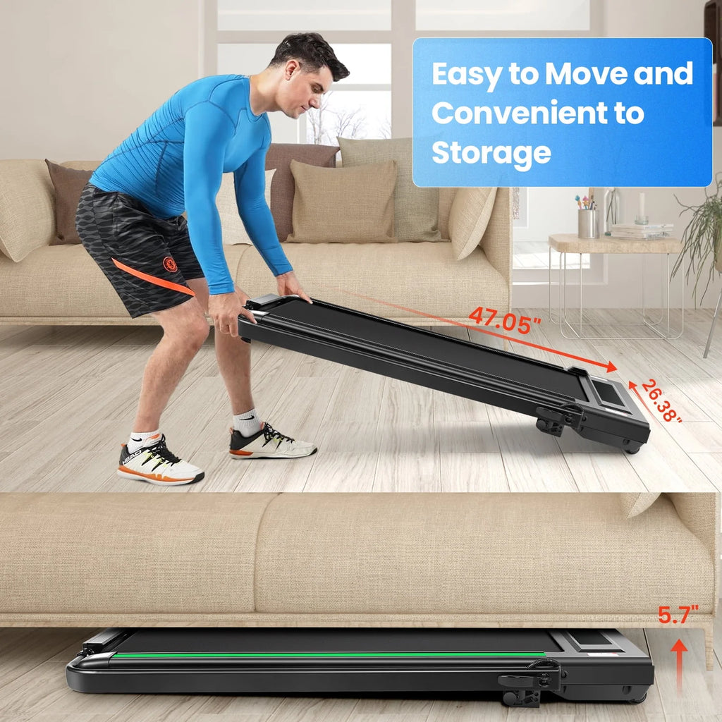 Folding Walking Pad Treadmill with Remote Control C265985