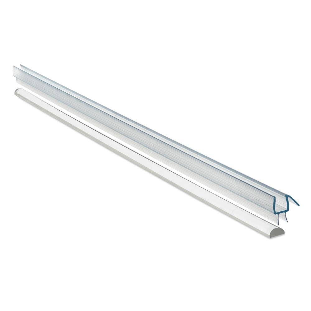 Chrome Frameless Hinged Shower Door C235420
