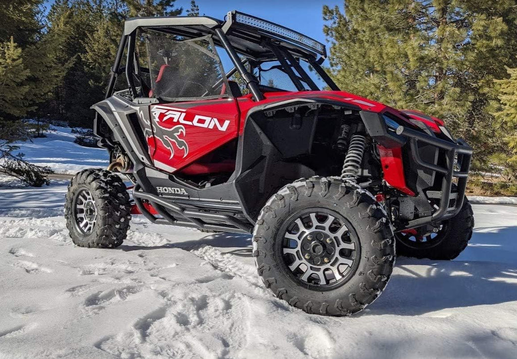 Black Nerf Bars Rock Sliders Tree Kickers for Honda Talon Two Seat 1000X / 1000R O47496