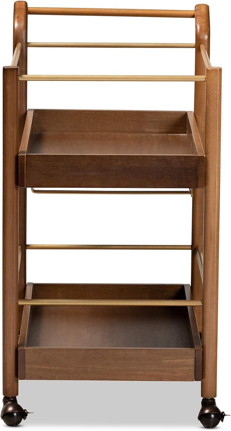 Walnut Brown Trolleys and Carts X75105