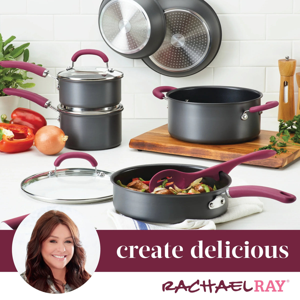 11 Piece Nonstick Pots and Pans Set A1742