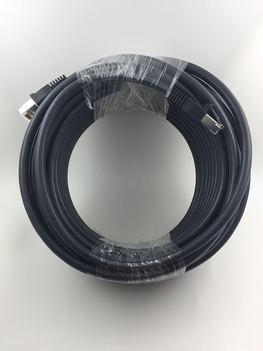 Outdoor Shielded Cat6 Cable 100ft Waterproof UV Resistant Gold Plated RJ45 Connector W6919