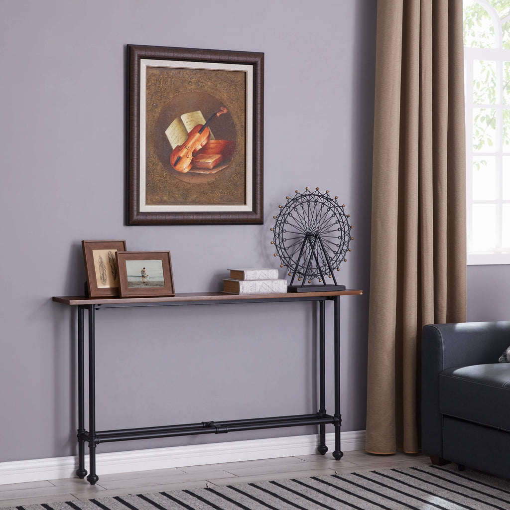 Black/Espresso Console Table L568