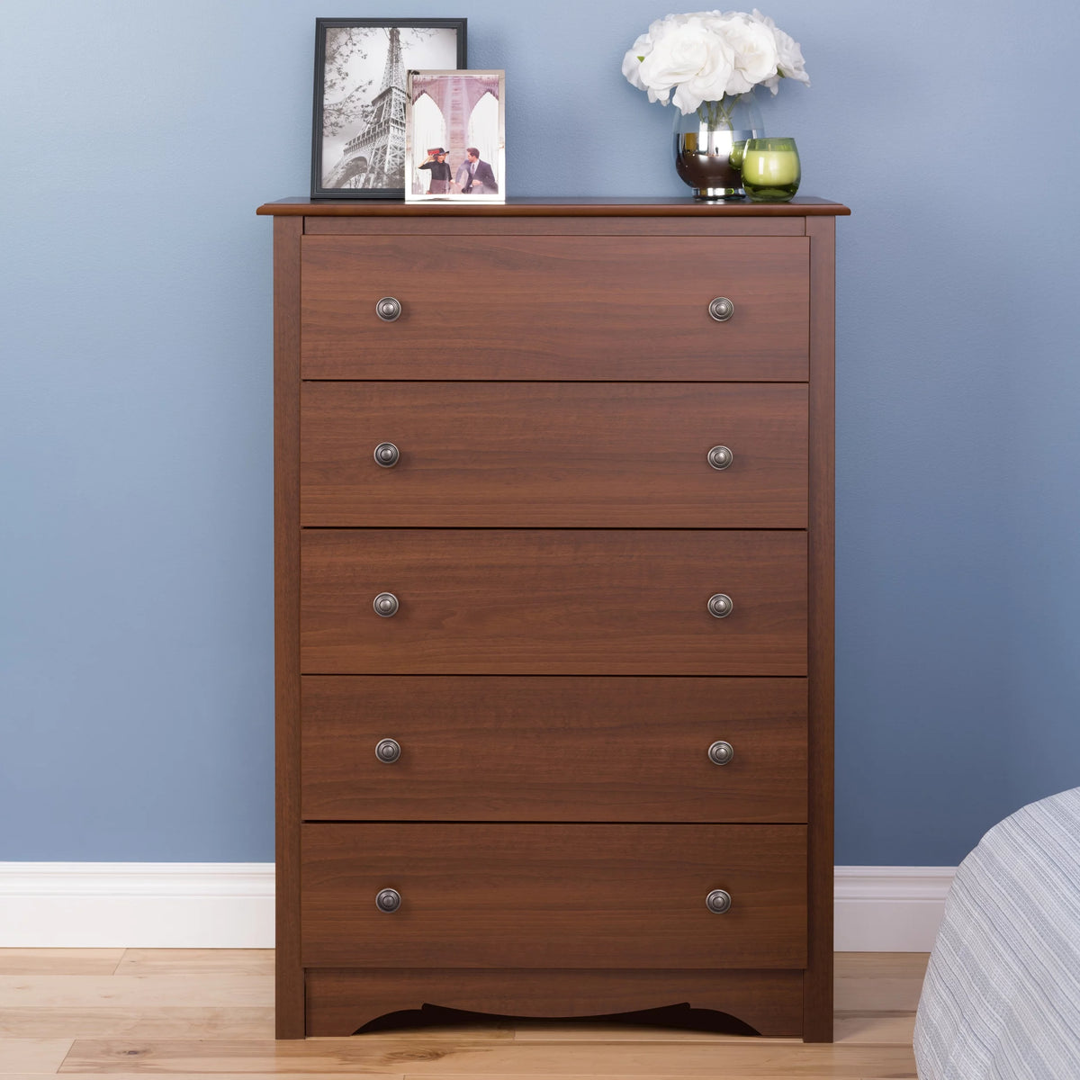 Cherry 5-Drawer Dresser T763020