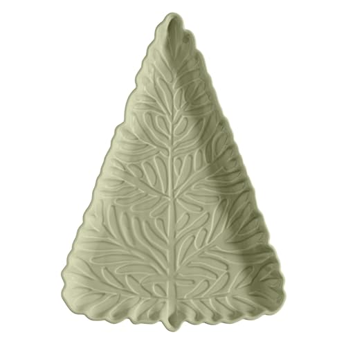 Tree Shaped Serving Plate Ceramic Platter D135617