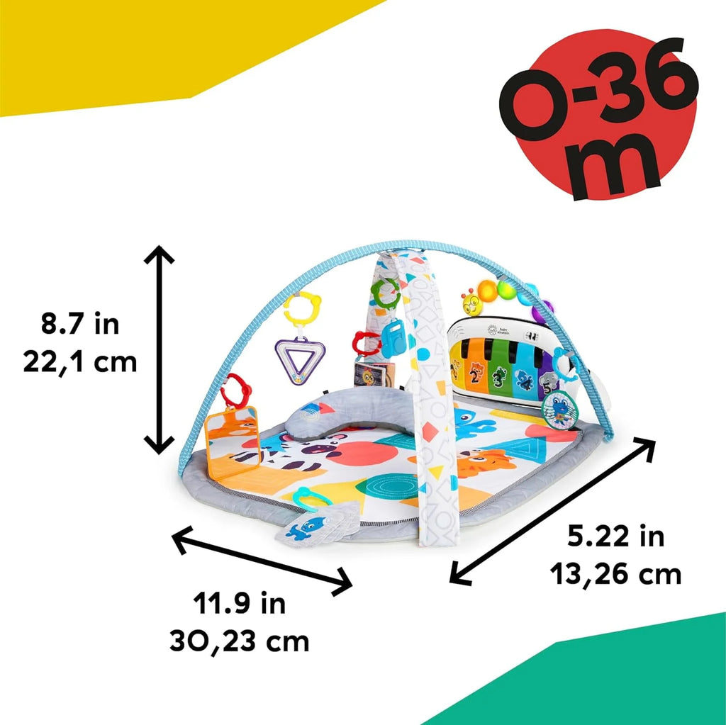4-in-1 Baby Activity Gym & Tummy Time Play Mat with Piano K354