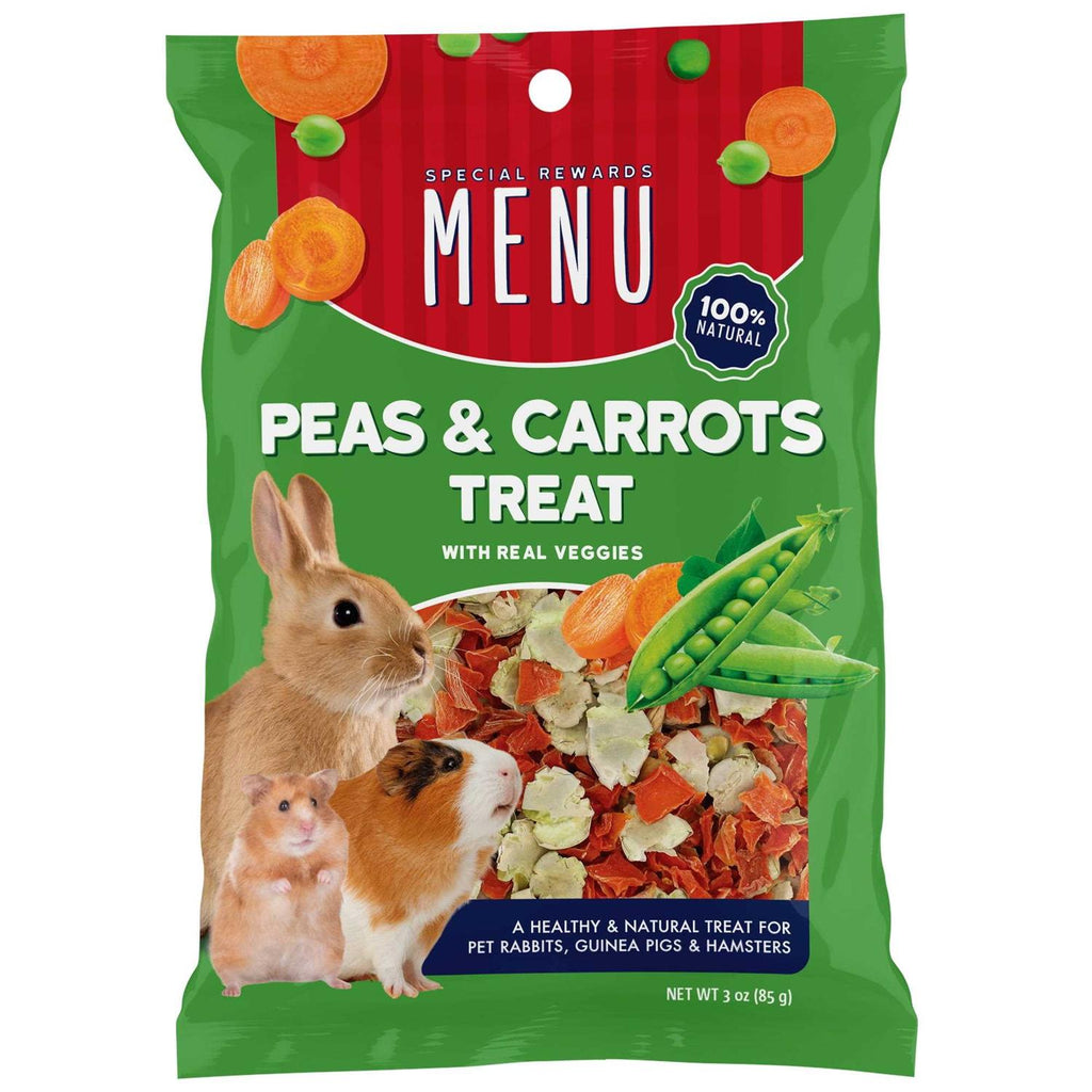 Peas & Carrots Treat for Pet Rabbits, Guinea Pigs, and Hamsters H27004