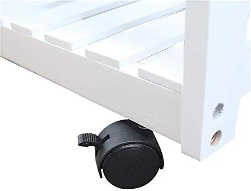 Foldable Dining Cart with Round Stools White J572692