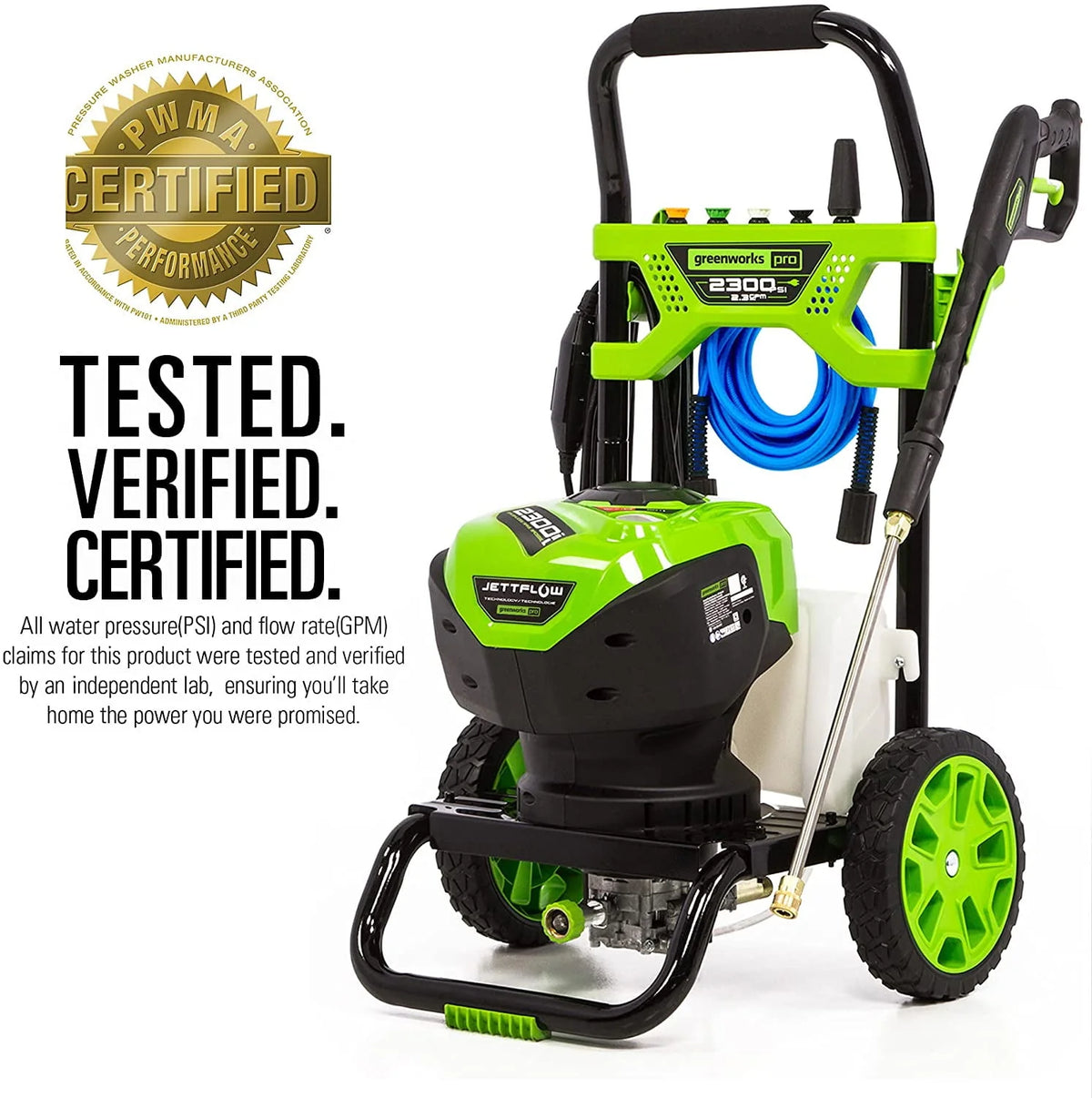 2300-PSI 14 Amp 2.3-GPM Brushless Pressure Washer O149