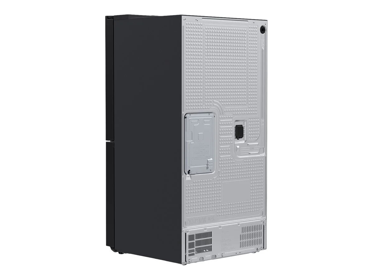 Black Stainless Steel Bottom-Freezer Refrigerator F2049