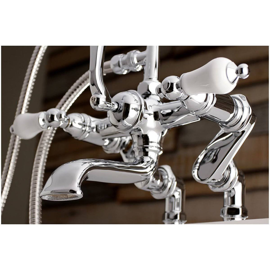 Chrome Clawfoot Tub Faucet with Hand Shower P429299