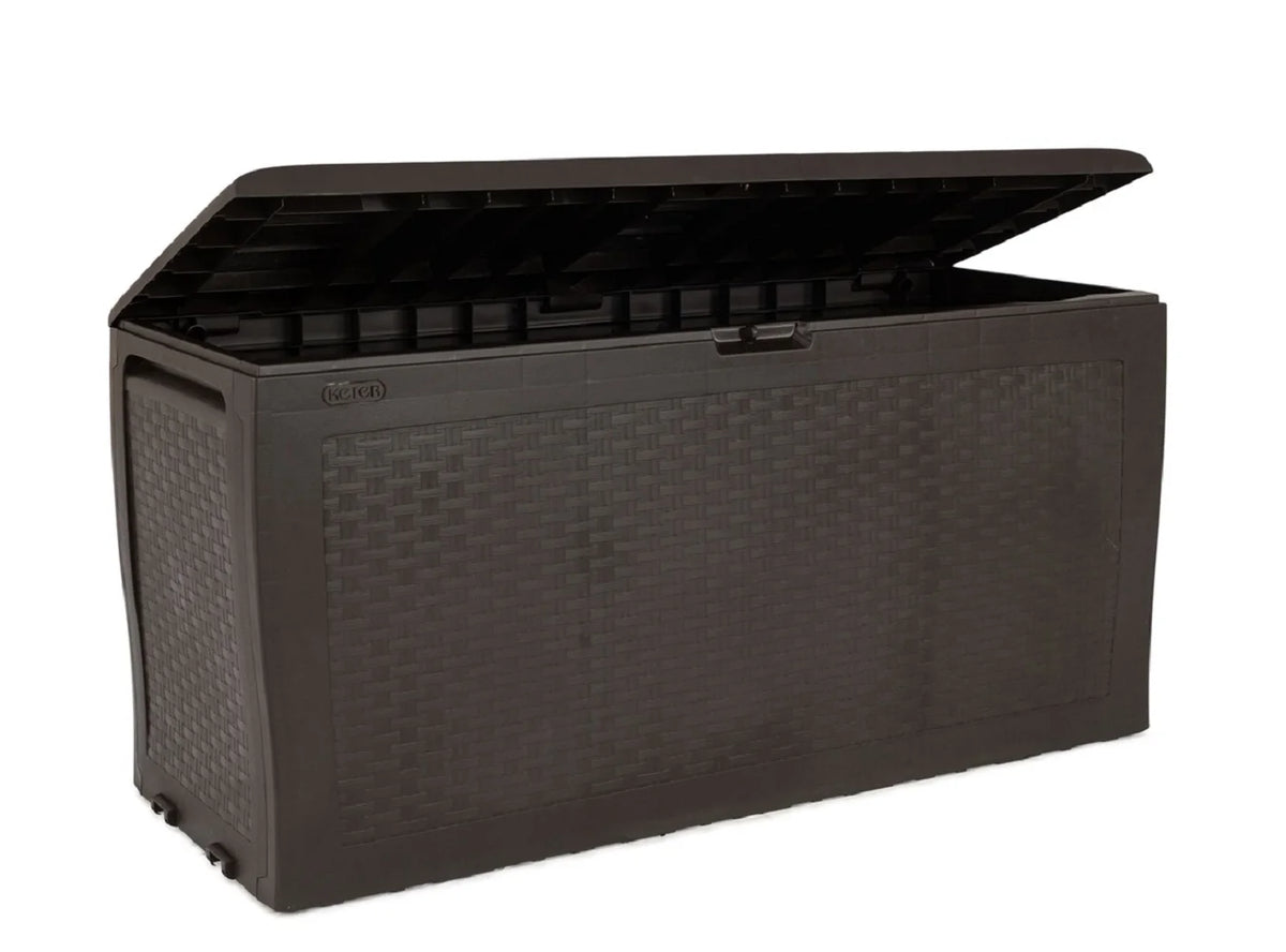Brown Resin Outdoor Storage Deck Box Z8338