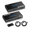 USB 3.0 KVM Switch HDMI 2-Port 4K60 HDR with Hot Key IR Remote R69807