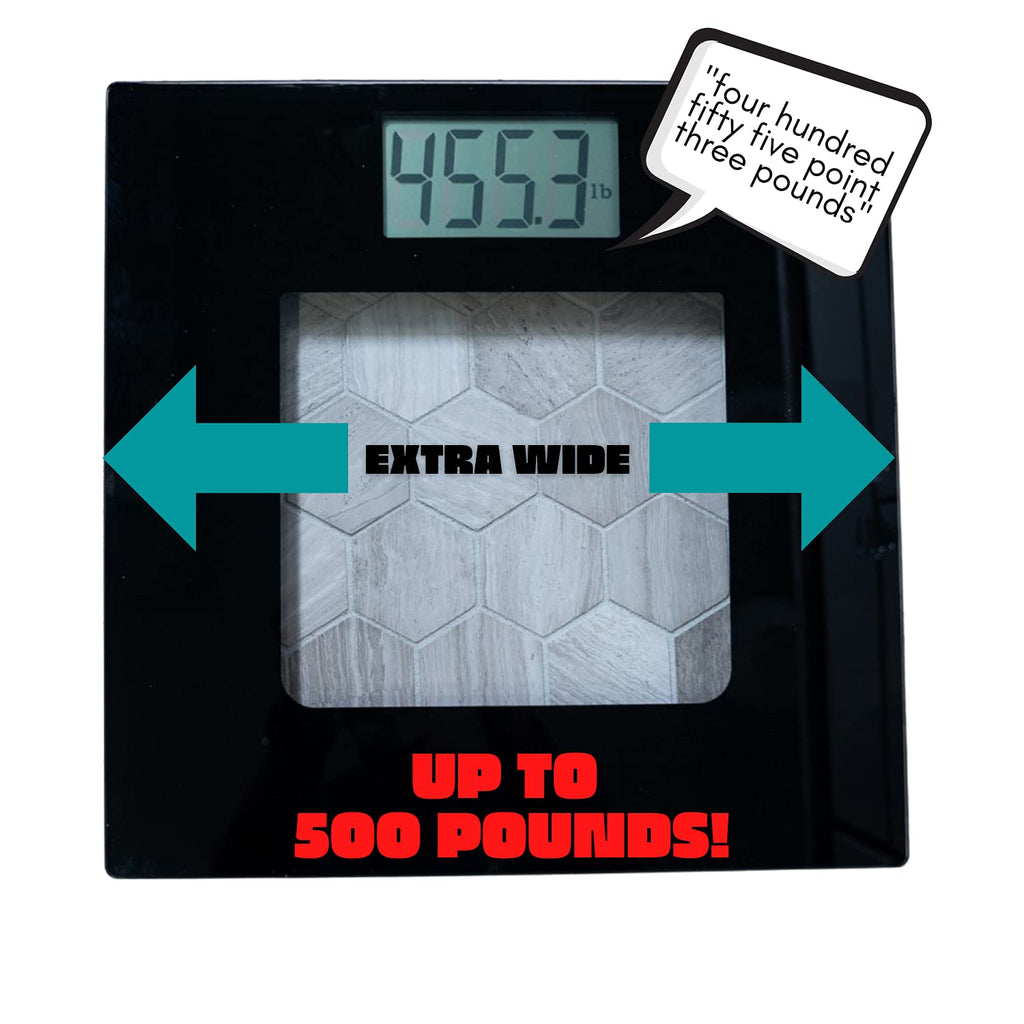 Pack of 2 Glass Digital Bathroom Scale J6874
