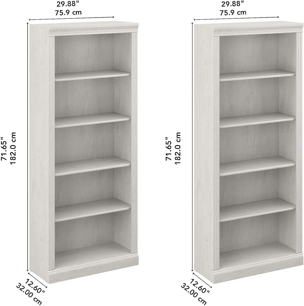 5 Shelf Bookcase, Set of 2 K165