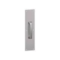 Square Corner Pull Plate on Satin Stainless Y604