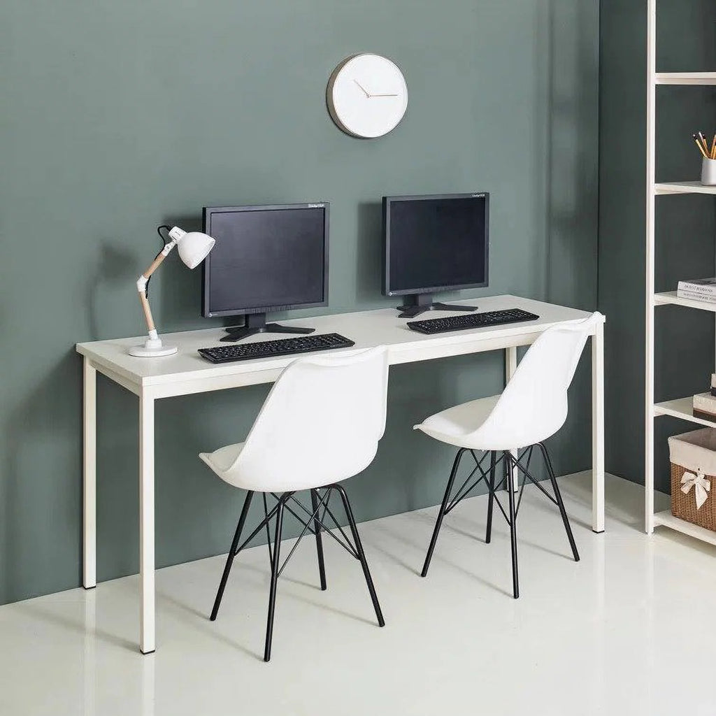 Contemporary Wood and Metal Computer Desk L31611