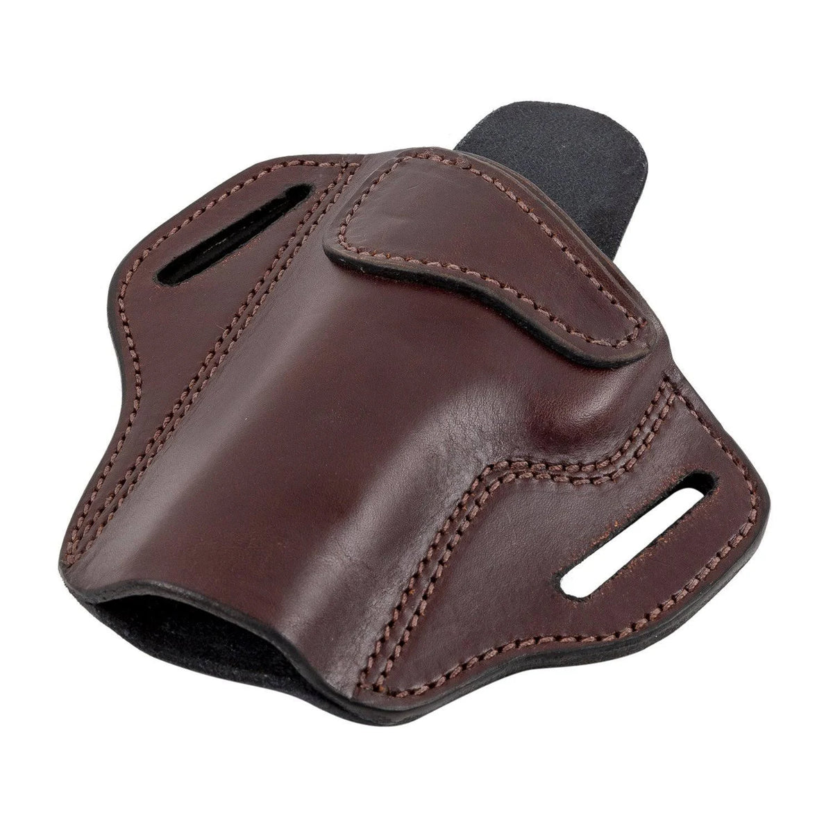Brown Leather OWB Gun Holster U847