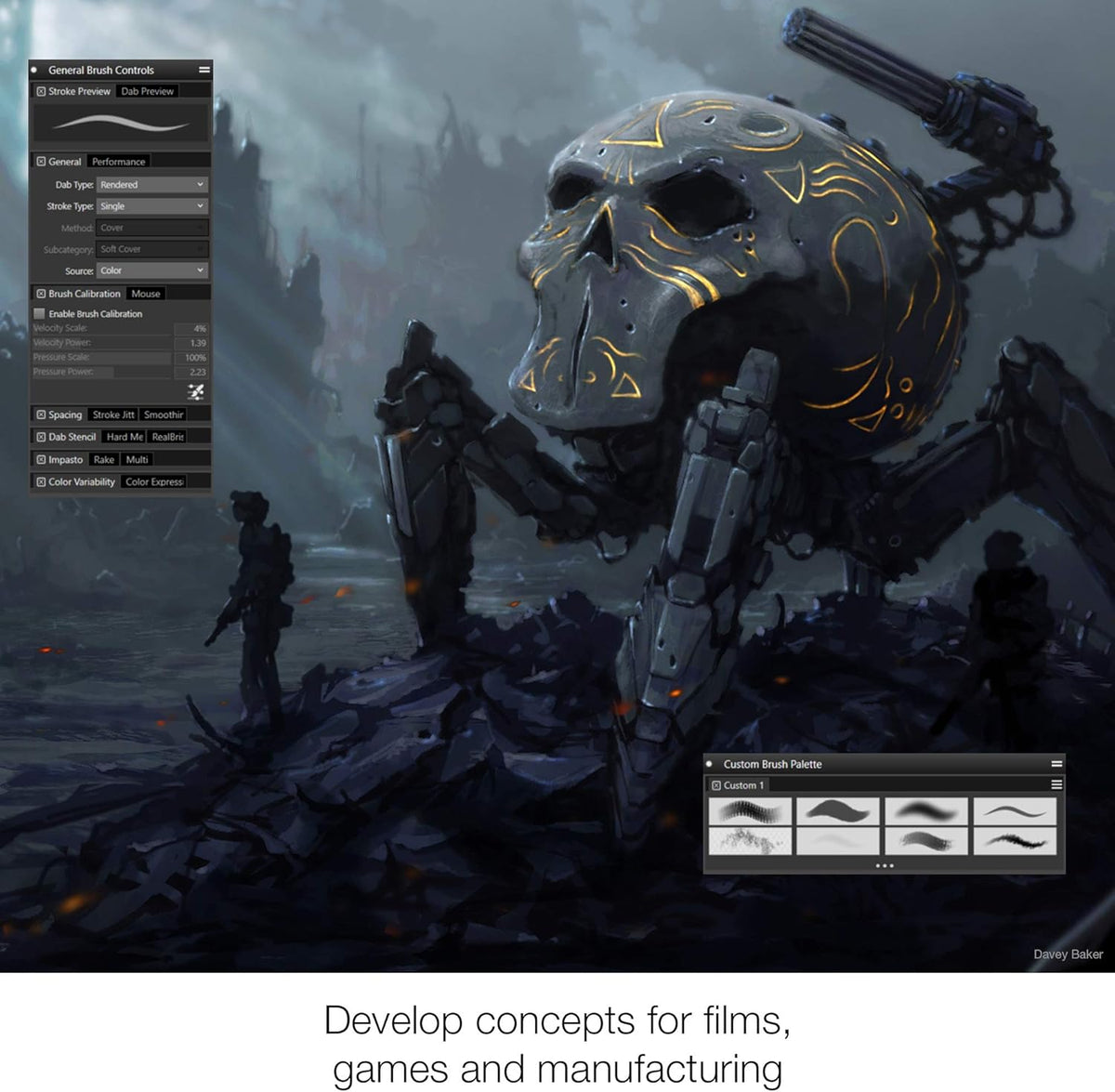 Painter 2021 Upgrade Digital Painting Software [PC/Mac Keycard] J30525