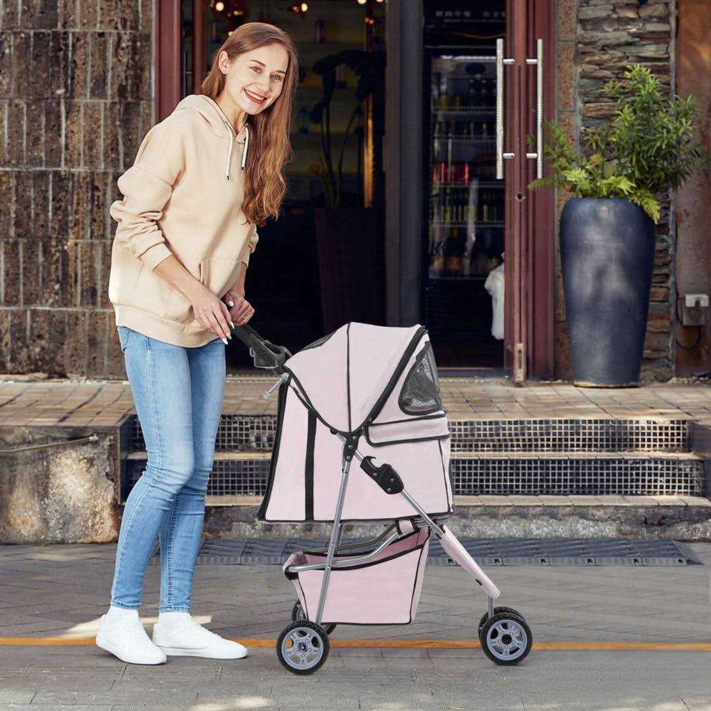 Pet Stroller Folding Carrier V1078