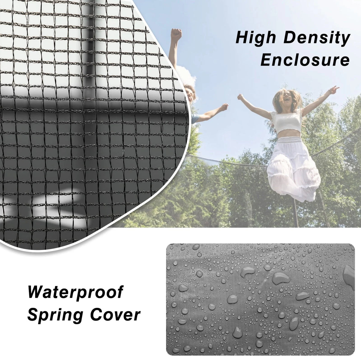 8 FT Trampoline with Enclosure Net S49152