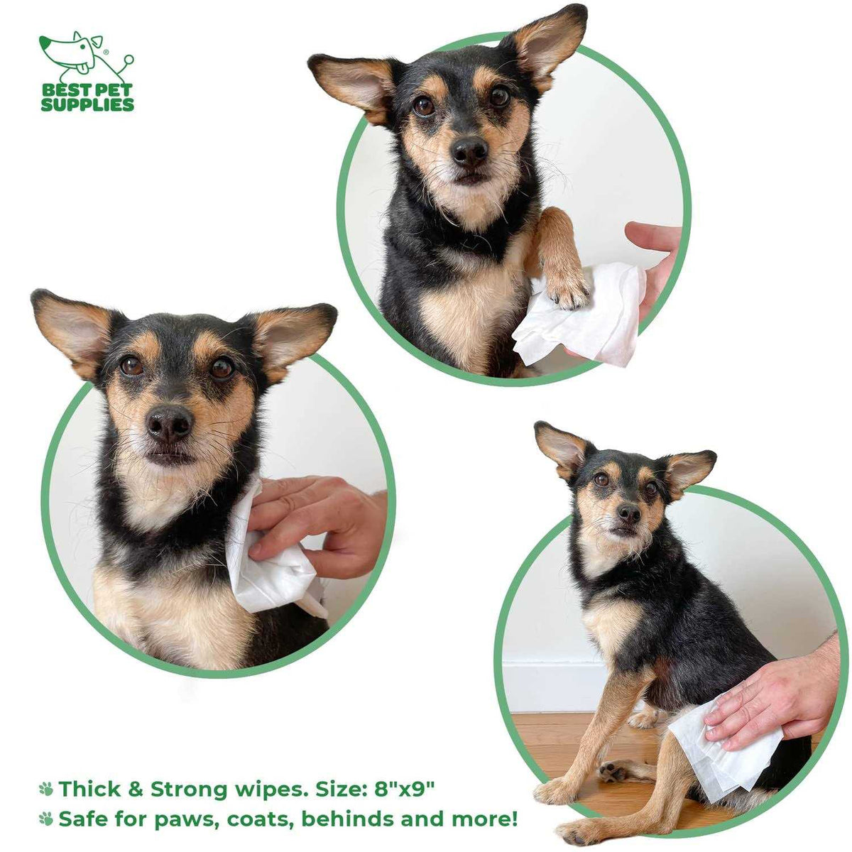 Pet Grooming Wipes for Dogs & Cats, 400 Pack P6547