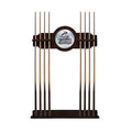 Solid Wood Cue Rack with English Tudor Finish W946