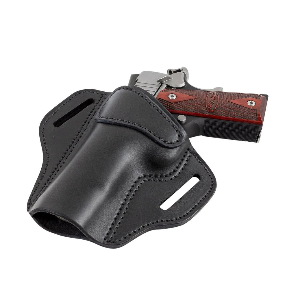 Brown Leather OWB Gun Holster U847