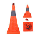 Collapsible Traffic Cone with LED Light O6917