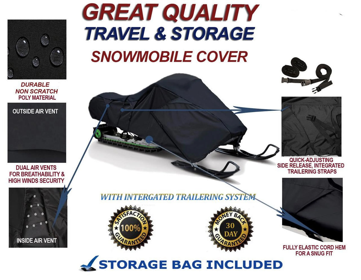 300D Snowmobile Travel and Storage Cover J470