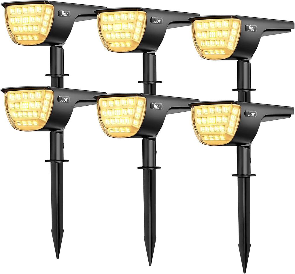 32 LED IP65 Waterproof Solar Powered Wall Lights 4 Pack (Warm White) K1015