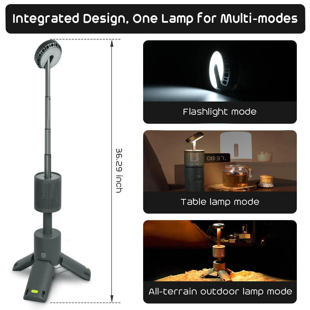 Rechargeable Camping Lantern with 32 LED, 10000mAh Battery, IPX7 Waterproof O5426
